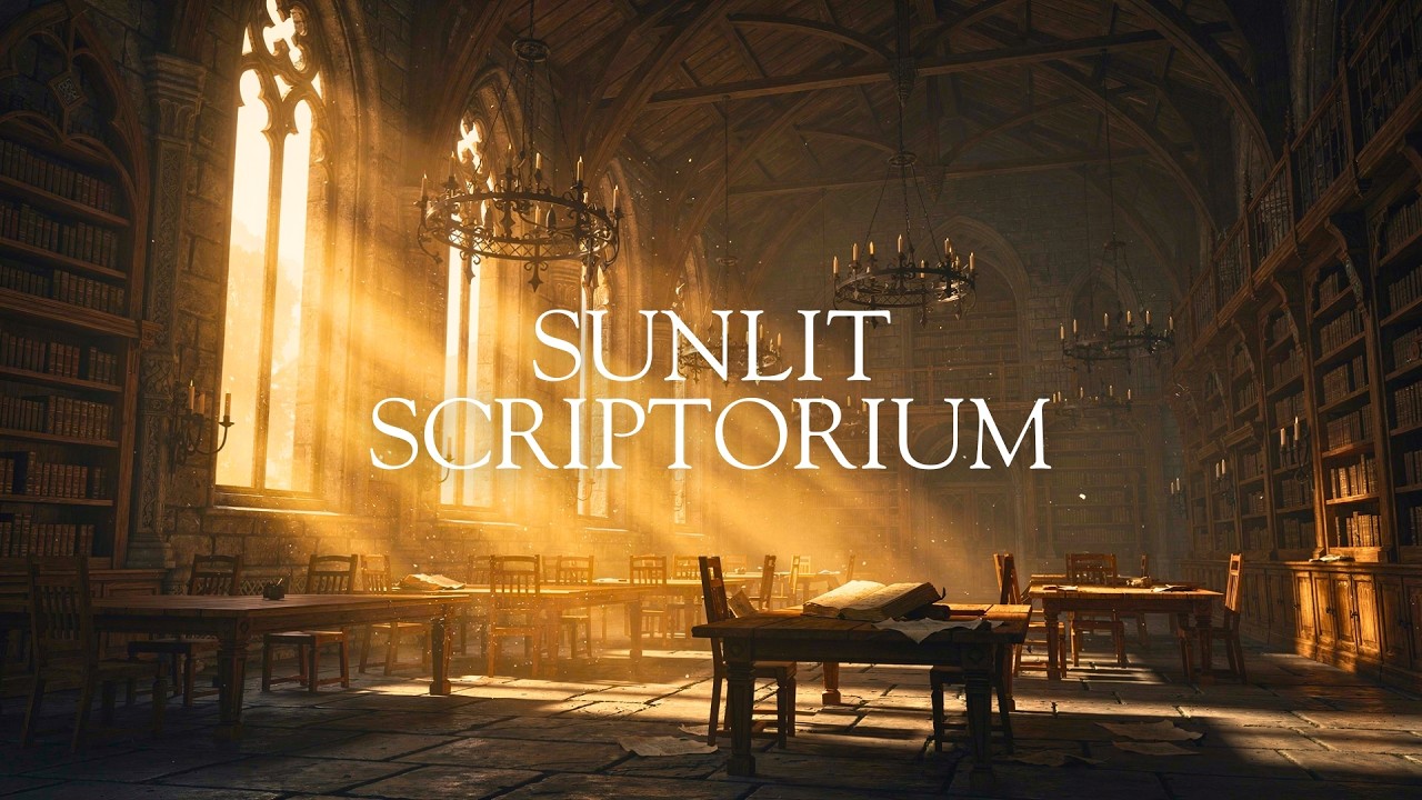 The Sunlit Hall: Medieval Study Ambience for Focus and Deep Work