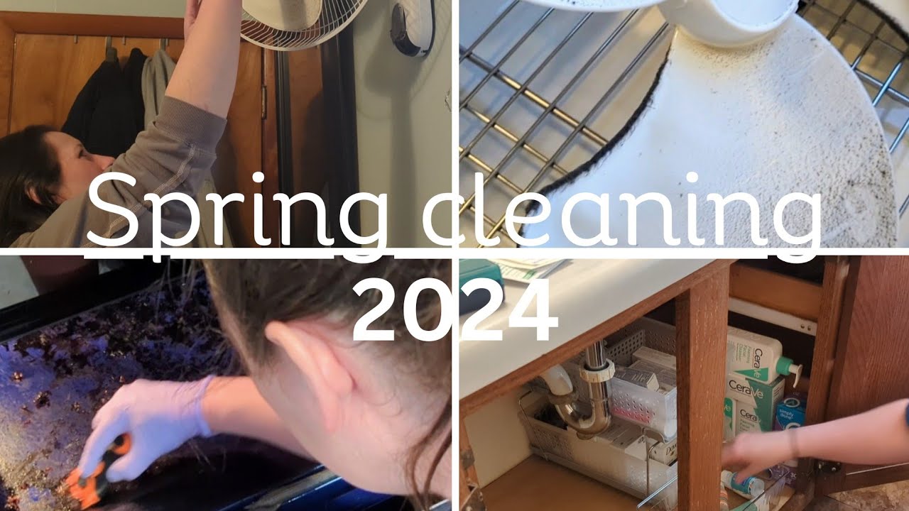 2024 SPRING Cleaning/ Deep cleaning neglected areas! Part 1