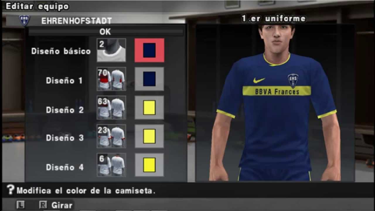 Equipaci&oacute;n Completa del boca Juniors 2014/2015. Pes Ps2. Tutorial HD.