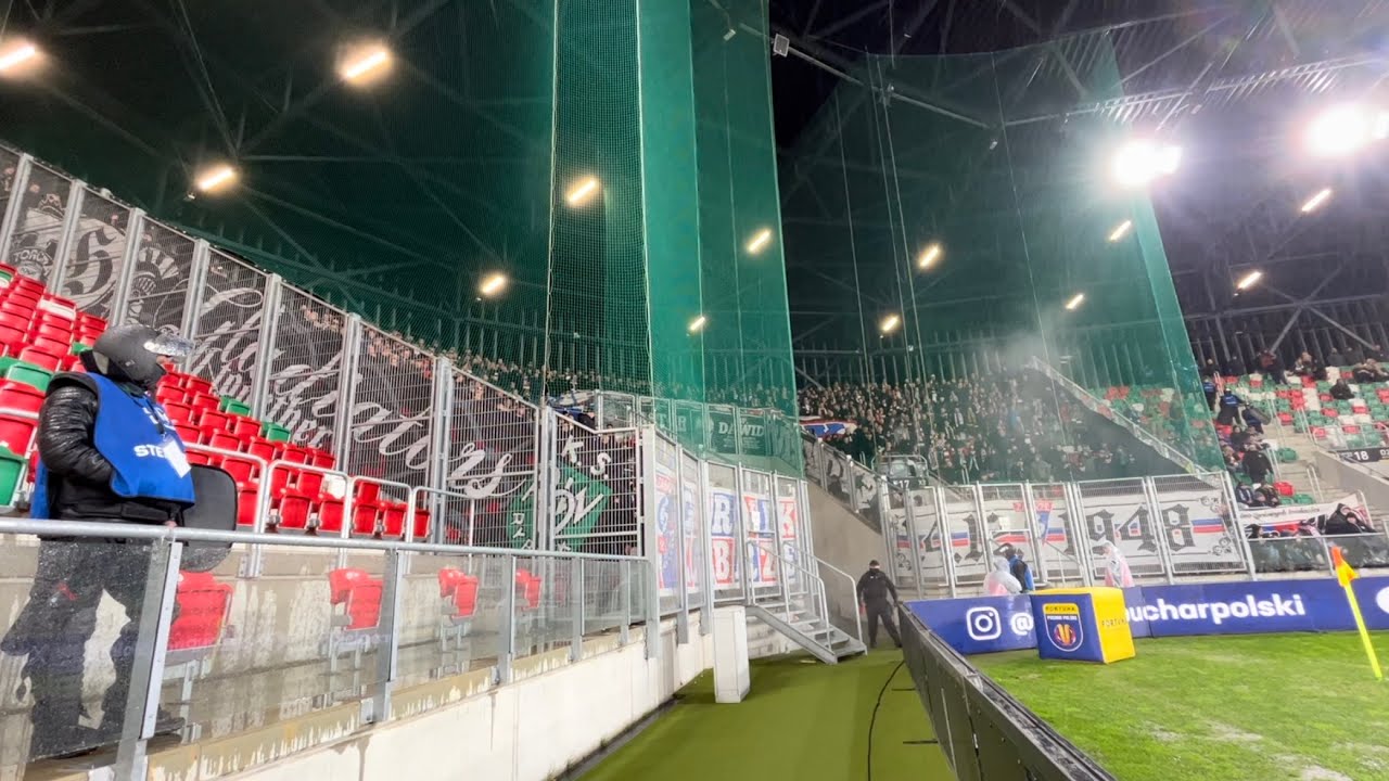 Zagłębie Sosnowiec - Górnik Zabrze [31/10/2023] Puchar Polski. Doping kibiców z Zabrza