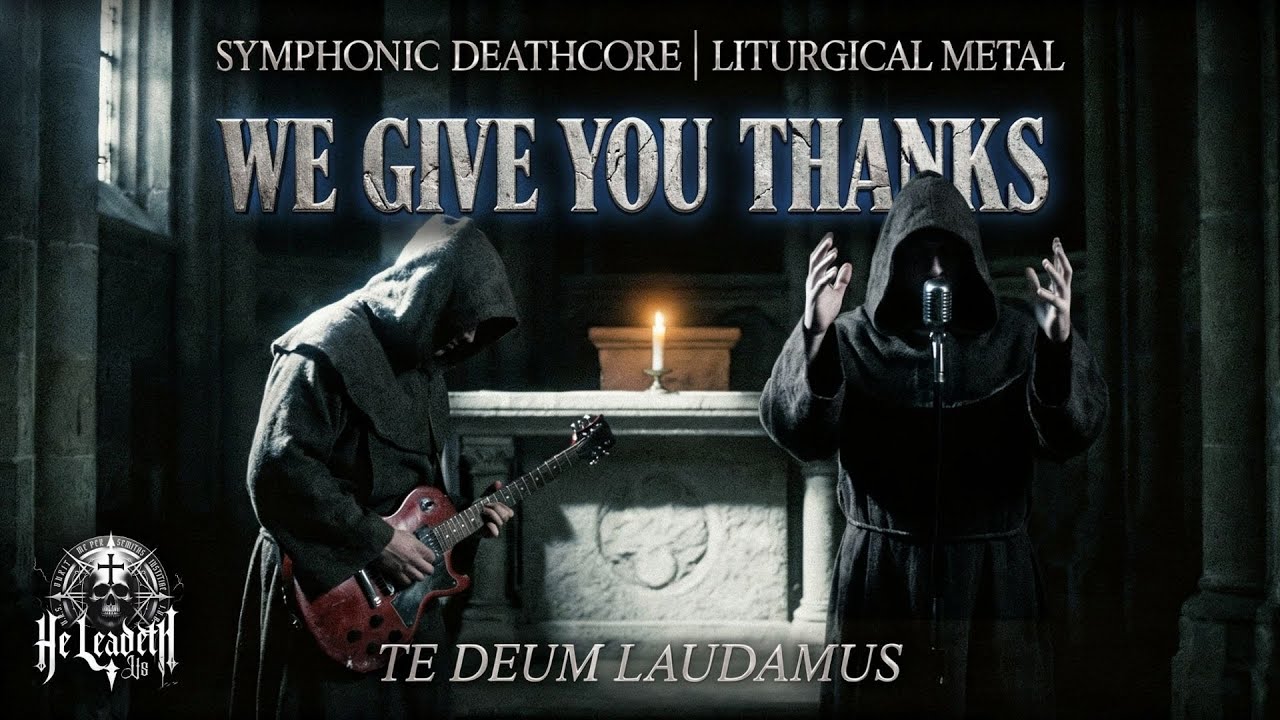 He Leadeth Us - WE GIVE YOU THANKS | Epic Christian Symphonic Deathcore (Te Deum)