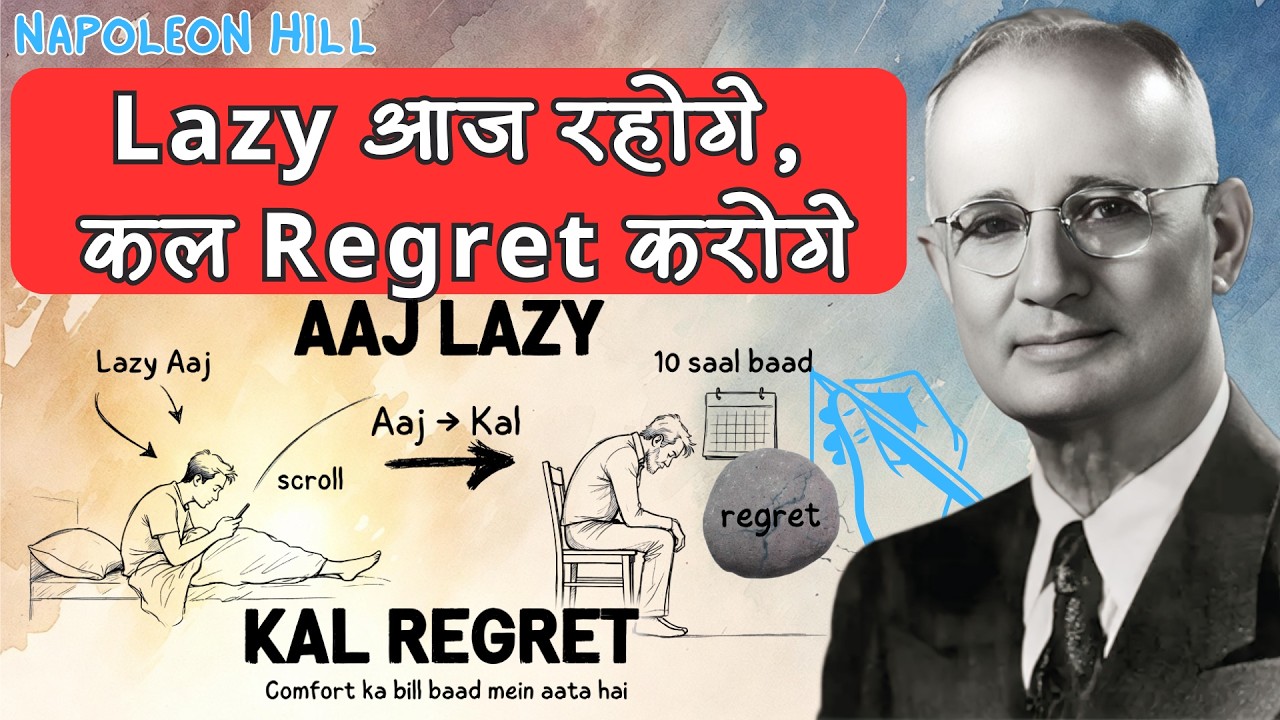 Lazy और Comfort का बिल हमेशा Future में फटता है | Hindi | Napoleon Hill