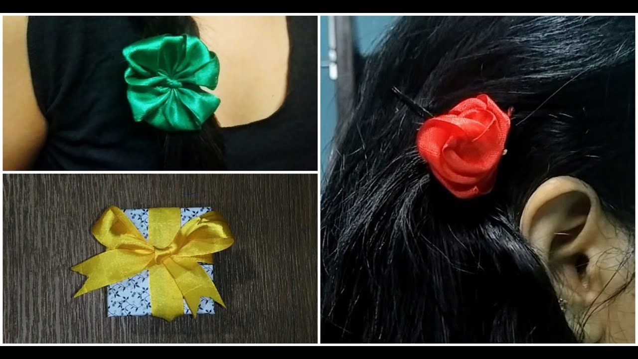 3 easy RIBBON CRAFTS &mdash;PART 1... WHAT'S NEW DIY and HACK