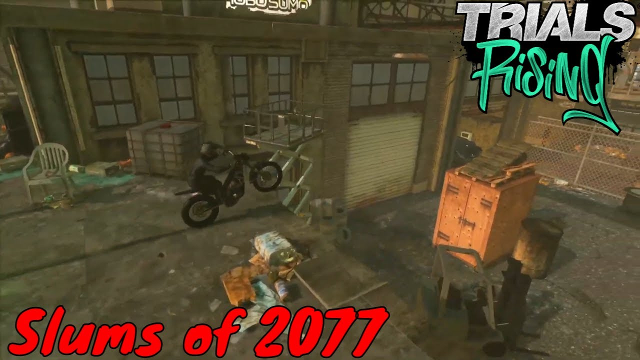 Trials Rising - Slums of 2077 - Custom Track