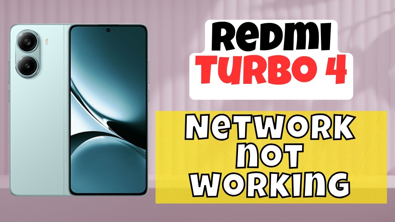 Проблема с сетью Redmi Turbo 4 || Как решить проблемы с сетью || Сеть не работает