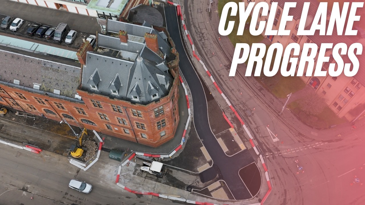 Glasgow cycle lane update