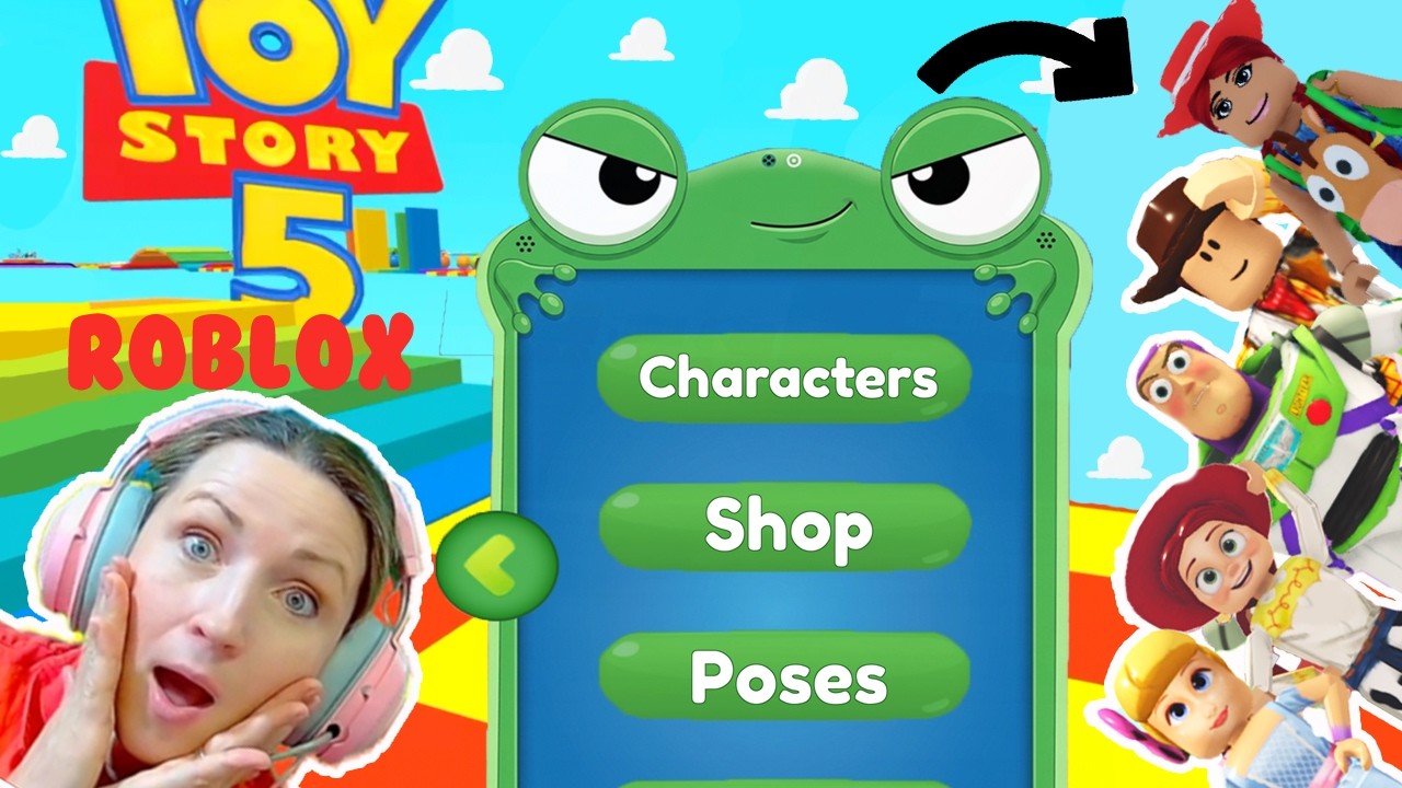 Геймплей Roblox Toy Story 5: ЛУЧШИЕ ИГРЫ с Lilypad, Вуди, Джесси, Баззом