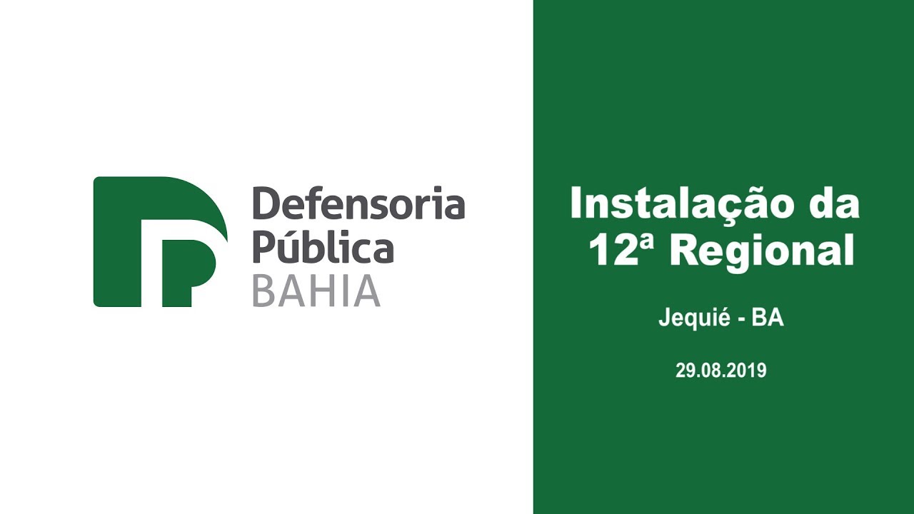 Instalação da 12ª Regional - Jequié