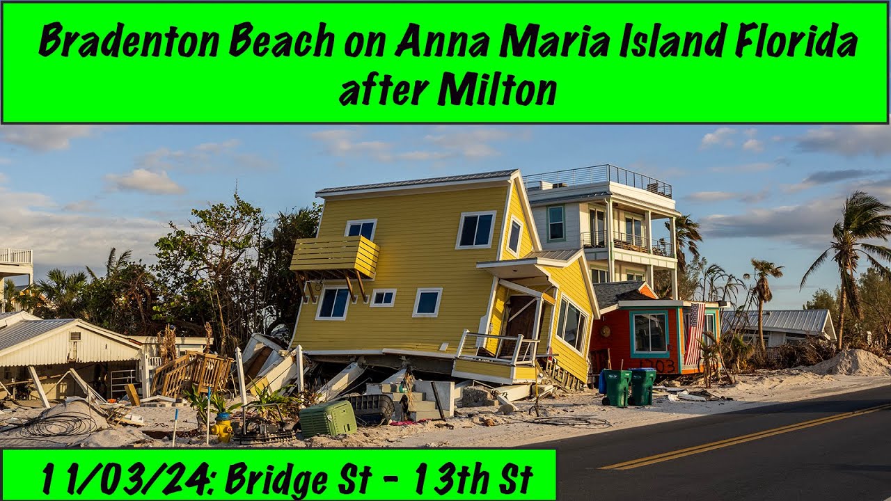 2024 11 03 Bradenton Beach Bridge St - 13th St Photo Slideshow 4K