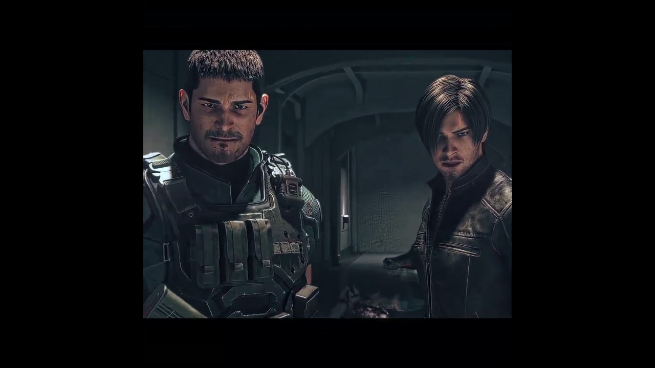 Two GOATs In One Frame 🗿 | Resident Evil Vendetta #shorts