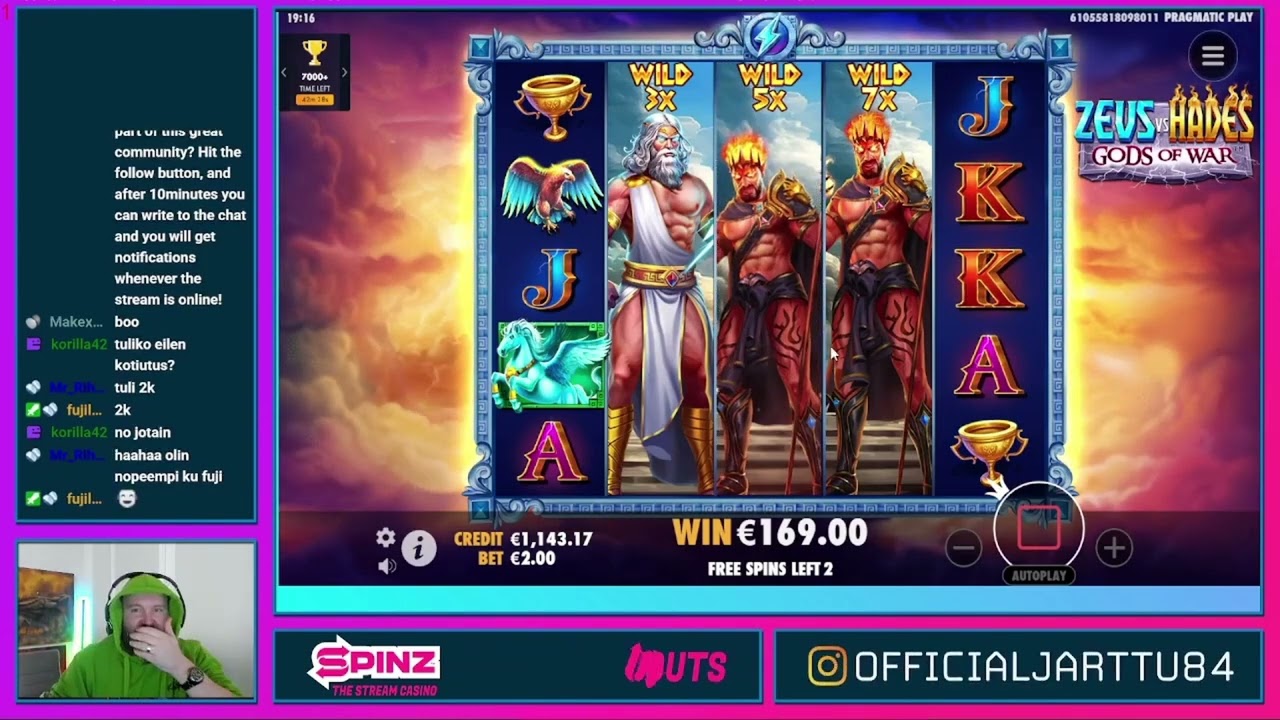Zeus VS Hades | Zeus Free Spins 3 x Wild Reels !