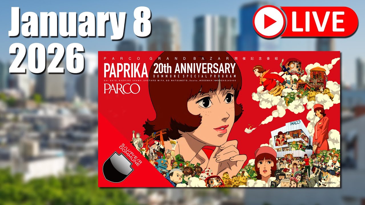 🔴 Japan 🇯🇵 IRL | Shibuya Sunrise 🌅 PAPRIKA [Livestream Archive] [January 8, 2026]