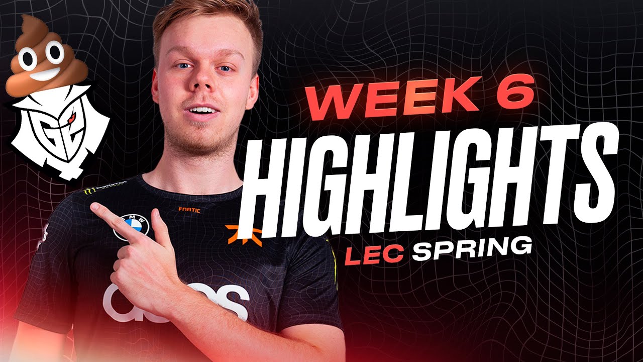 They're WHAT, Wunder?! | LEC Highlights Spring 2022 Week 6