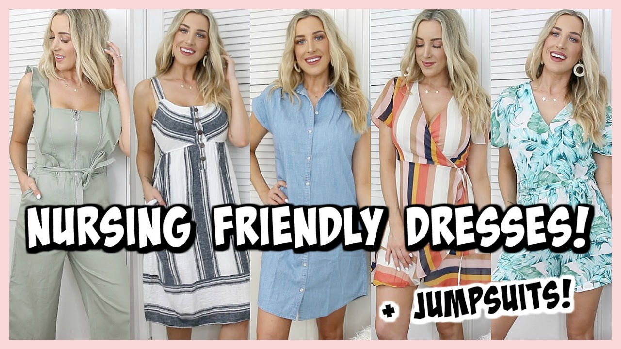 NURSING FRIENDLY DRESSES FOR SPRING & SUMMER! | OLIVIA ZAPO