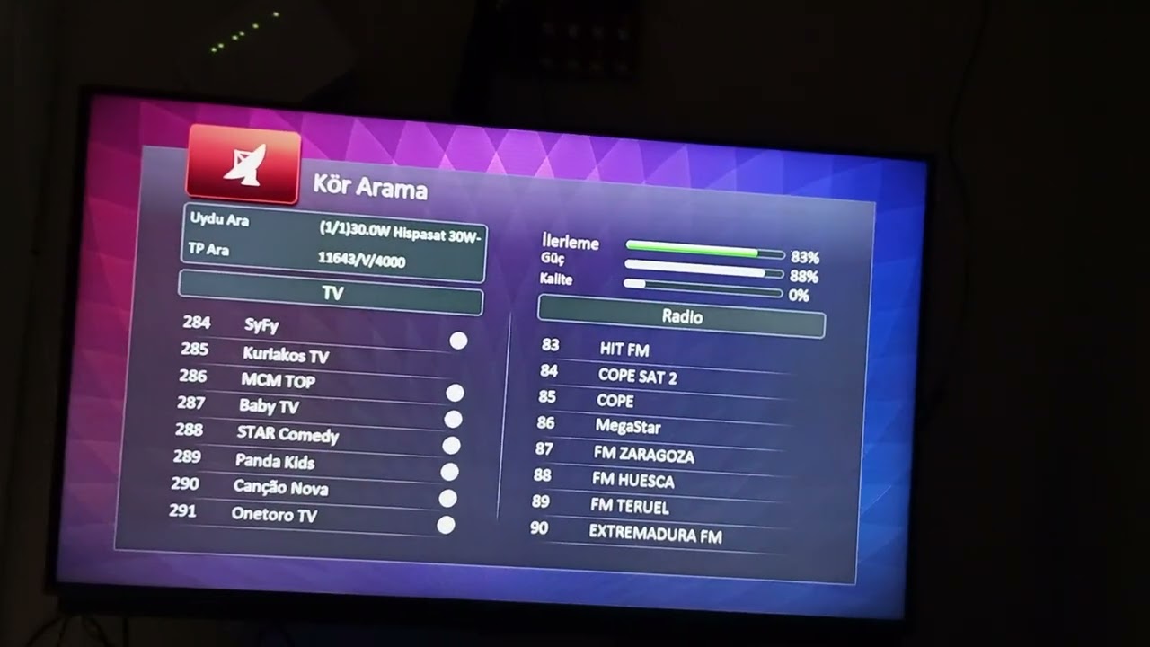 hispasat uydu taraması ve genel ülke konuları