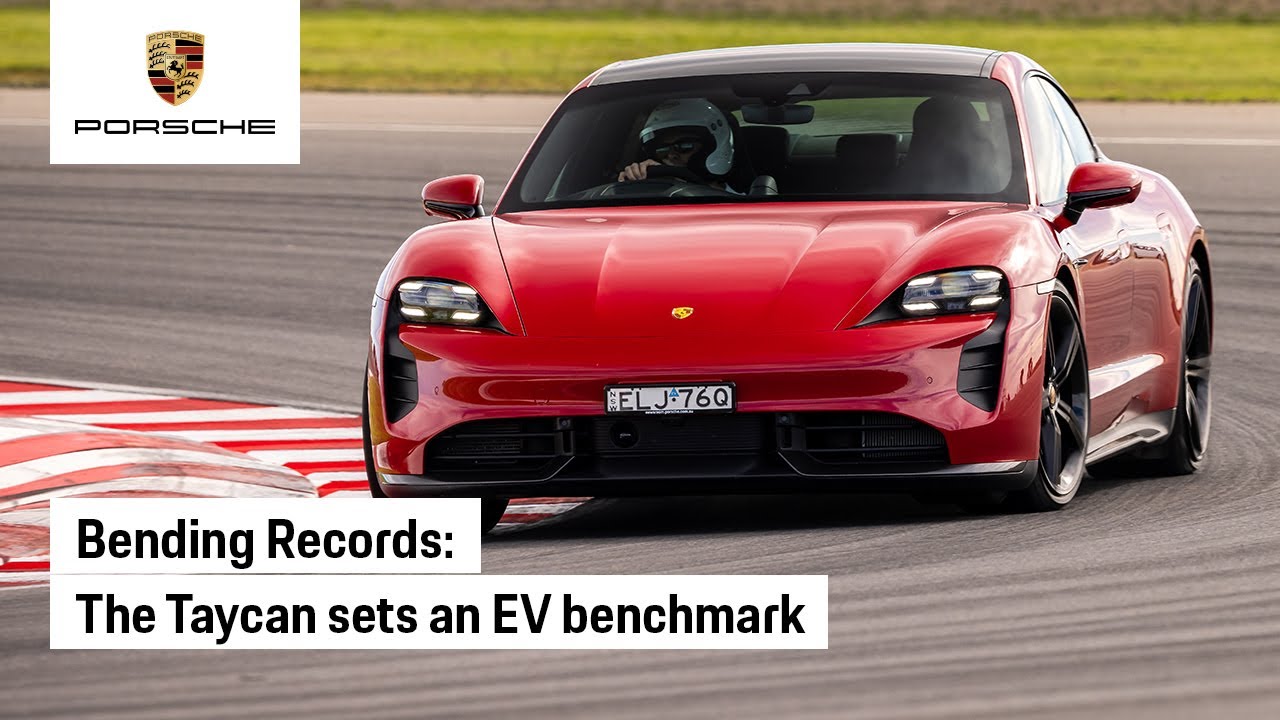 Porsche Taycan Turbo S Sets First EV Lap Record at The Bend