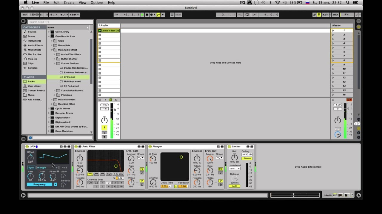 Ableton Live 9 Control Devices in action (IvnOs)