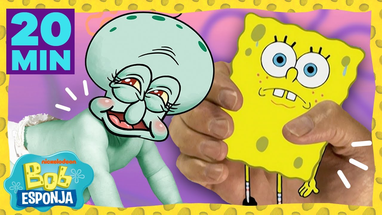 Bob Esponja | Todas as Vezes em que Bob Esponja CHEGOU à Realidade 🤯 | Bob Esponja em Português