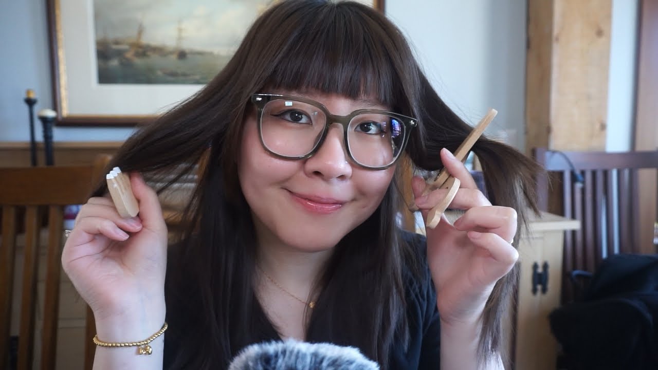 ASMR Give Myself A Haircut 🎀
