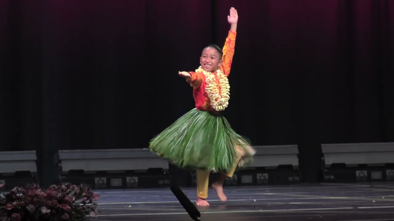 Sebastian Liam Soria - Master Keiki Hula  2nd Place Winner