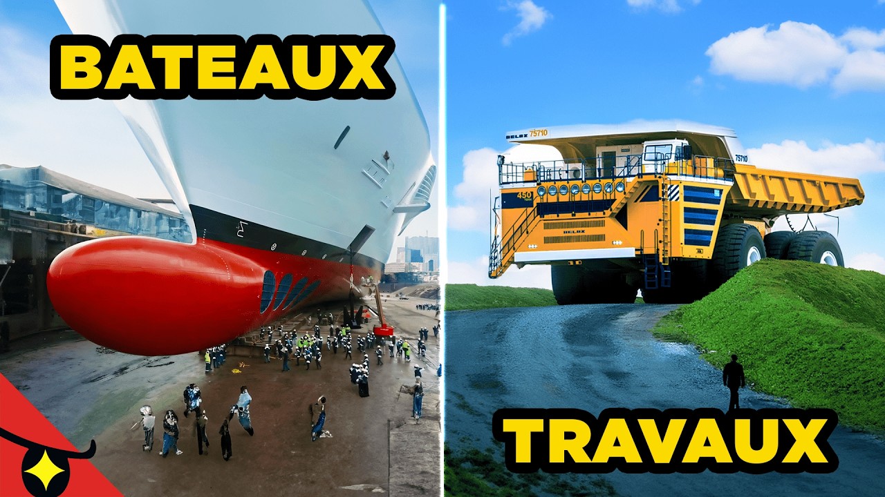 Les plus GROS VEHICULES 🚜 (Travaux, Moto, Voitures ...)
