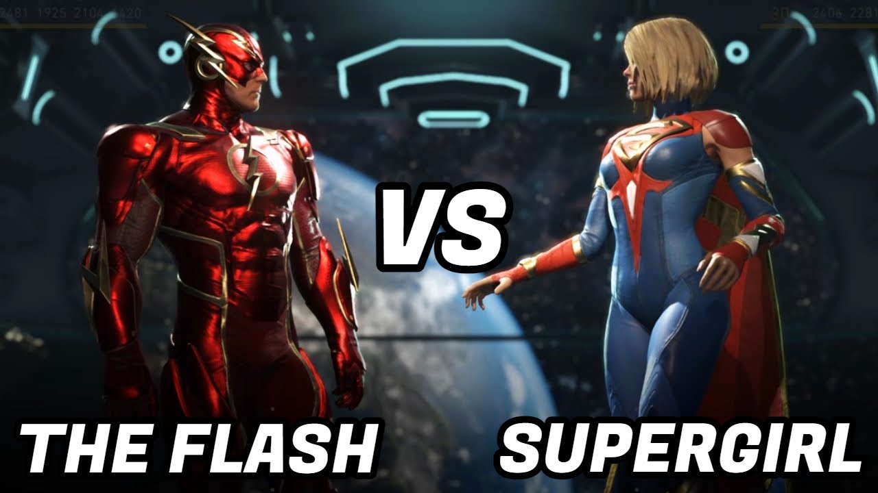 THE FLASH VS SUPERGIRL on Hardest AI! (INJUSTICE 2)