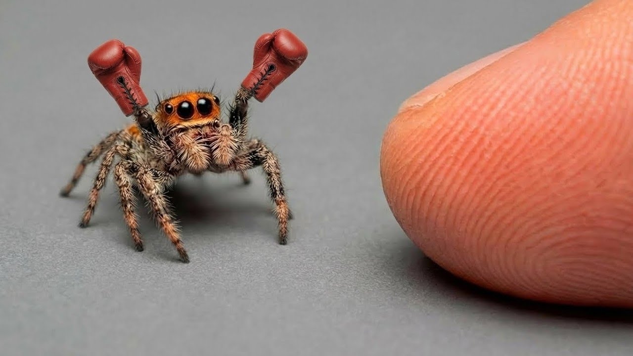 ICH HABE MICH MIT DER INTELLIGENTESTEN SPINNE DER WELT ANGEFREUNDET