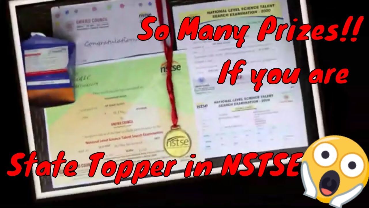 Prizes on securing State Topper Position in NSTSE by Unified Council| Unboxing Gold Medal Olympiad