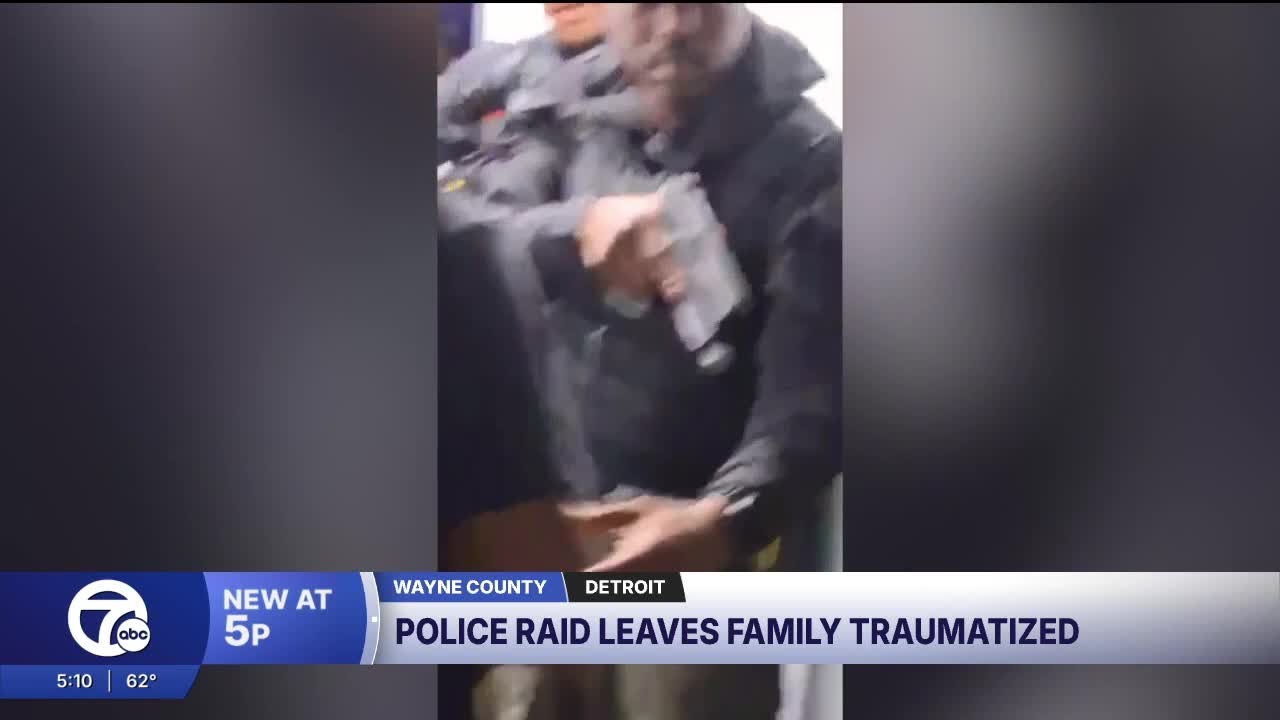 Family traumatized in police raid at wrong home
