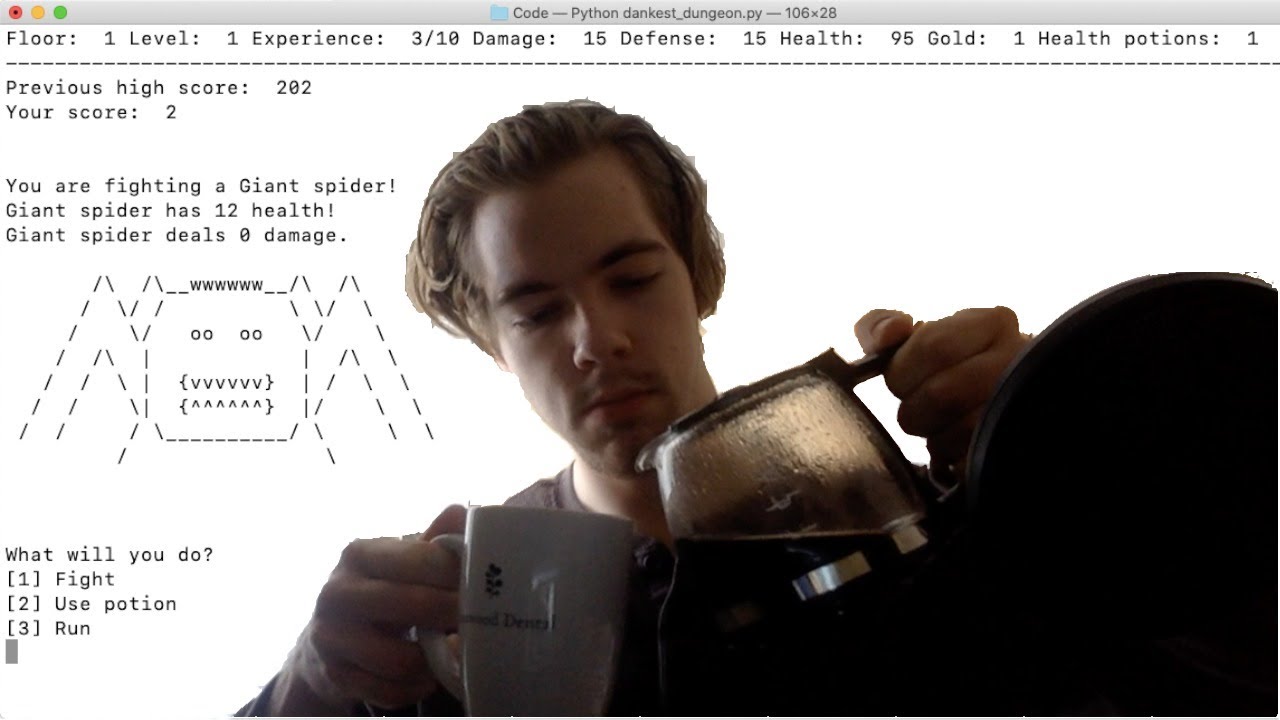 Coffee & Code - Looking Back at my First Python Project