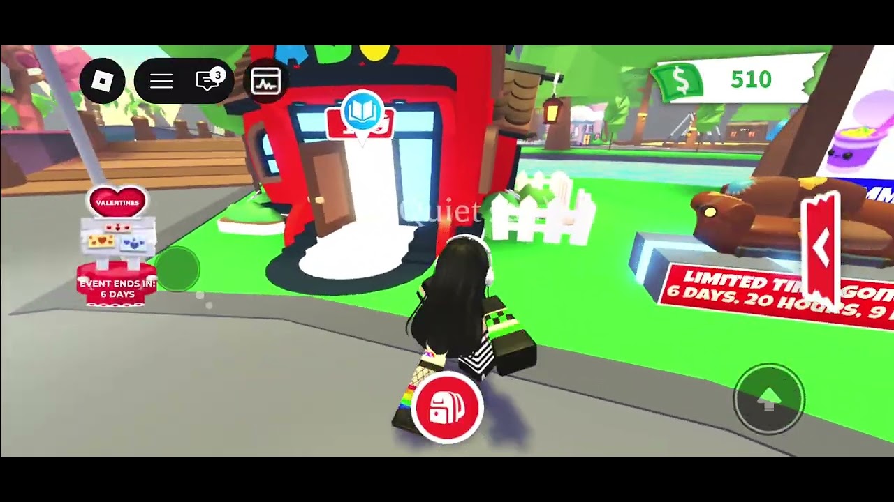Playing adopt me, but acting like I’m not a YouTuber