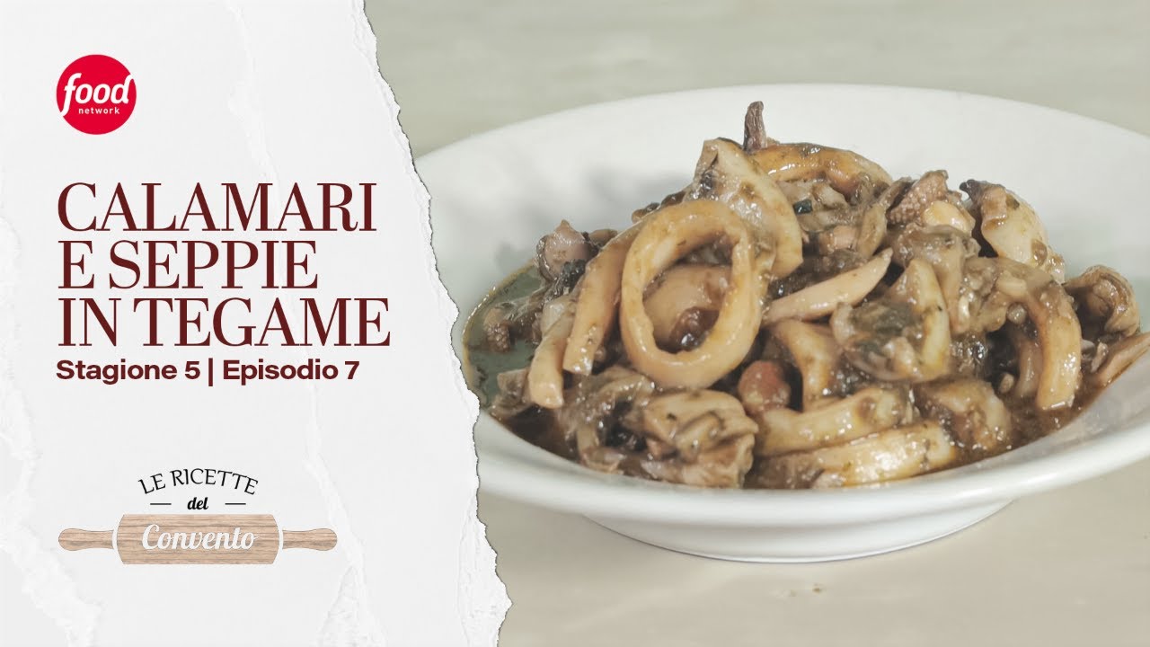La ricetta dei calamari e seppie in tegame | Le Ricette del Convento