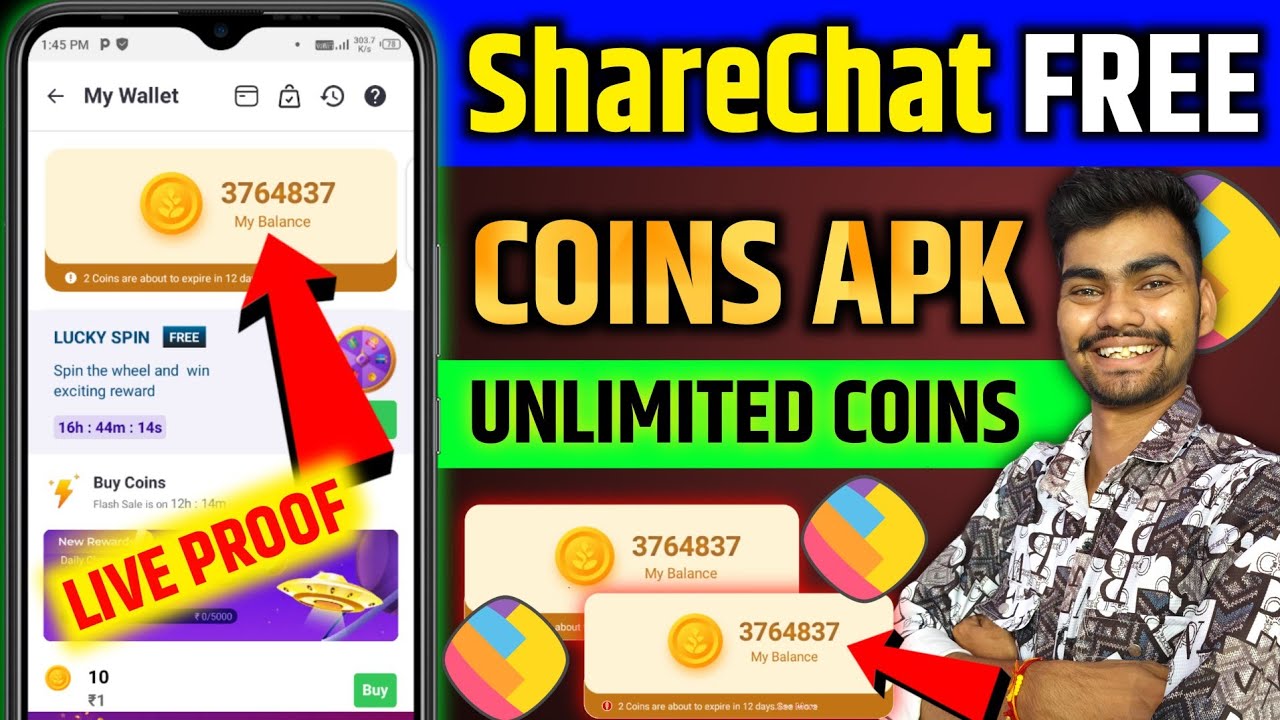 Sharechat Free COIN | Sharechat Free Coin kaise le | sharechat free coins | Sharechat coins loot app