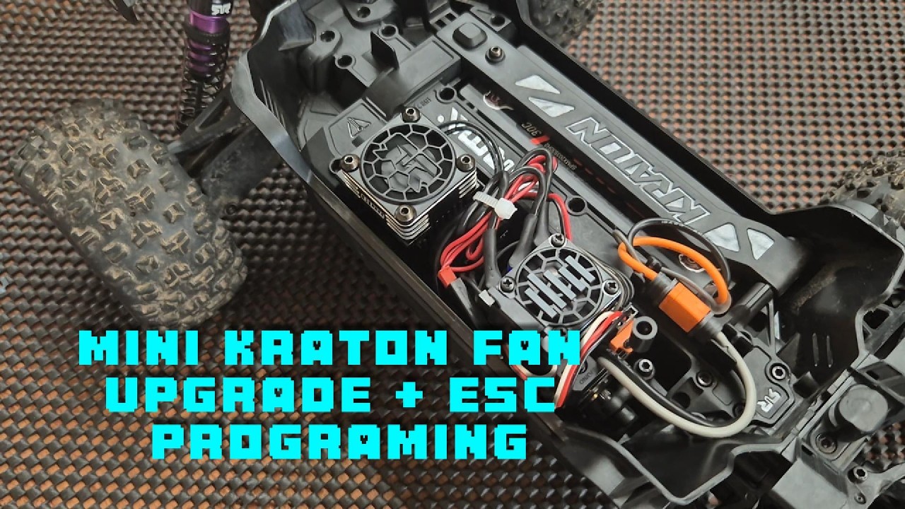 Mini Kraton fan upgrade + esc programing