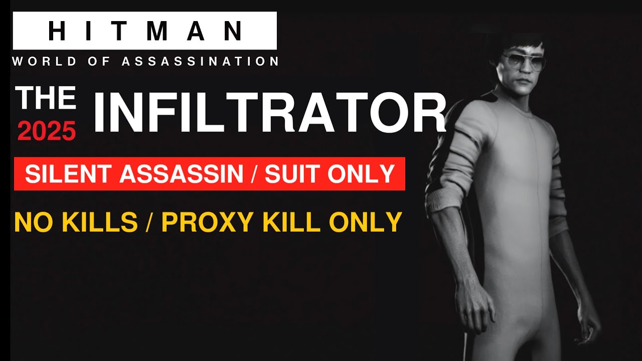HITMAN WoA Elusive Target - The Infiltrator 2025 (SASO / No Kills)