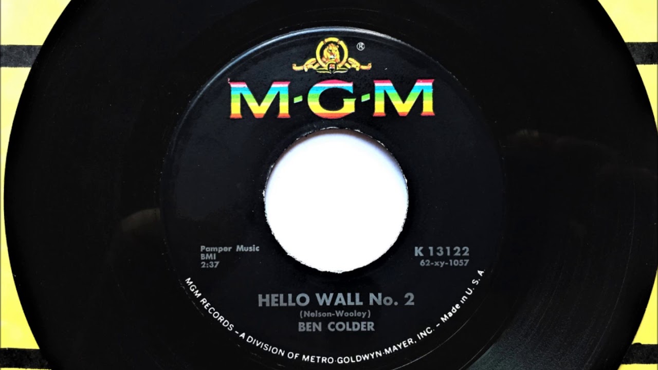 Hello Walls No. 2 , Ben Colder , 1963