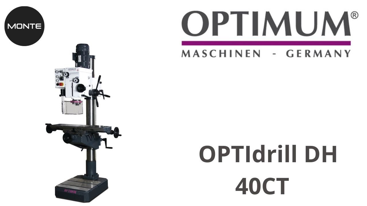 Uniwersalna wiertarka słupowa do frezowania i wiercenia OPTIdrill DH 40CT Optimum 3034349