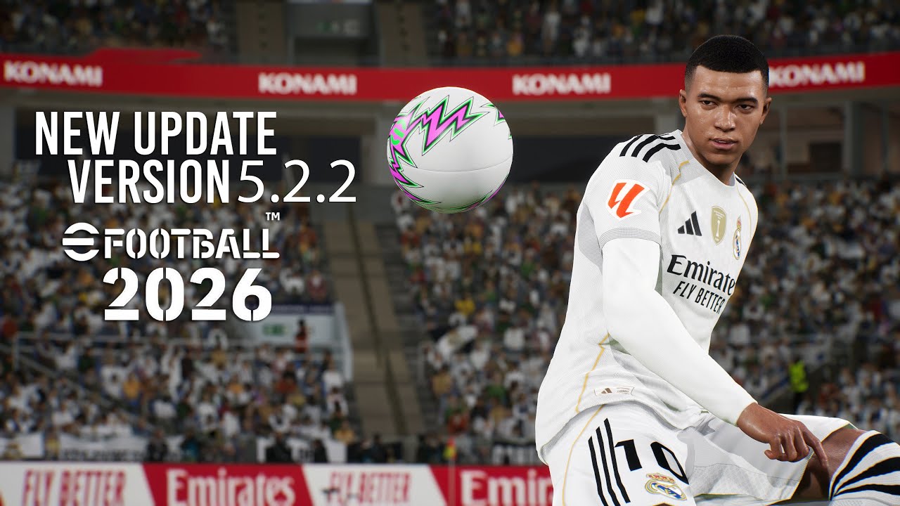 Efootball 2026 - Real Madrid v Monacoy | New Update Version 5.2.2 | PC