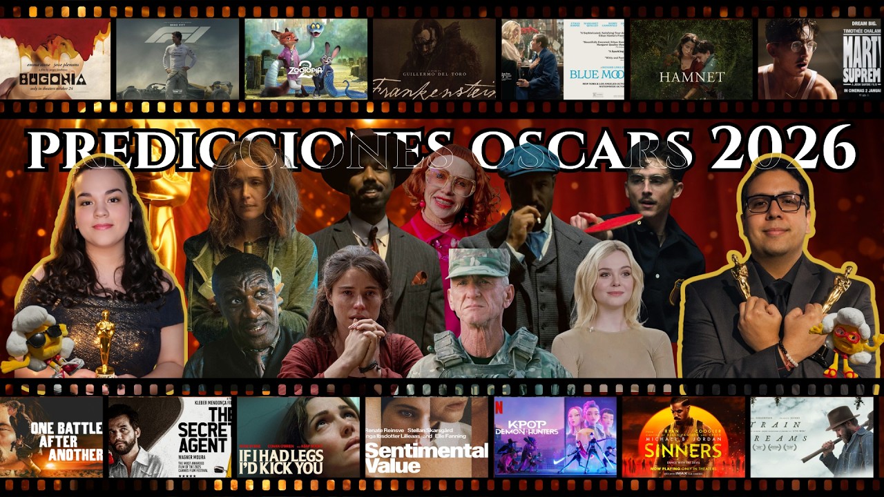 Predicciones de los Oscars 2026 🏆 ¿Quién va a ganar?
