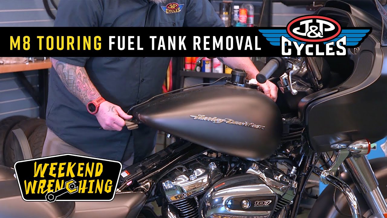 How to Remove a Gas Tank on a Harley Davidson Touring Bike : Weekend Wrenching