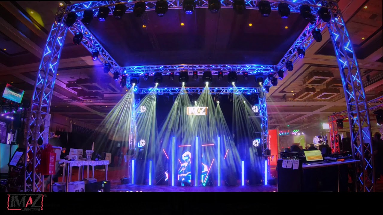 JMAZ LIGHTING SHOW at DJ EXPO 2019 #jmazlighting #djexpo2019