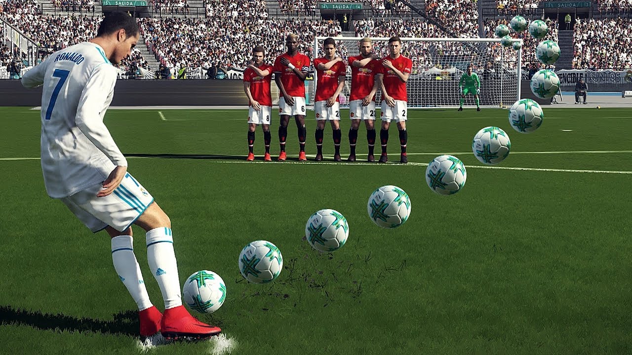 PES 2018 - Knuckleball Free Kick Compilation #5