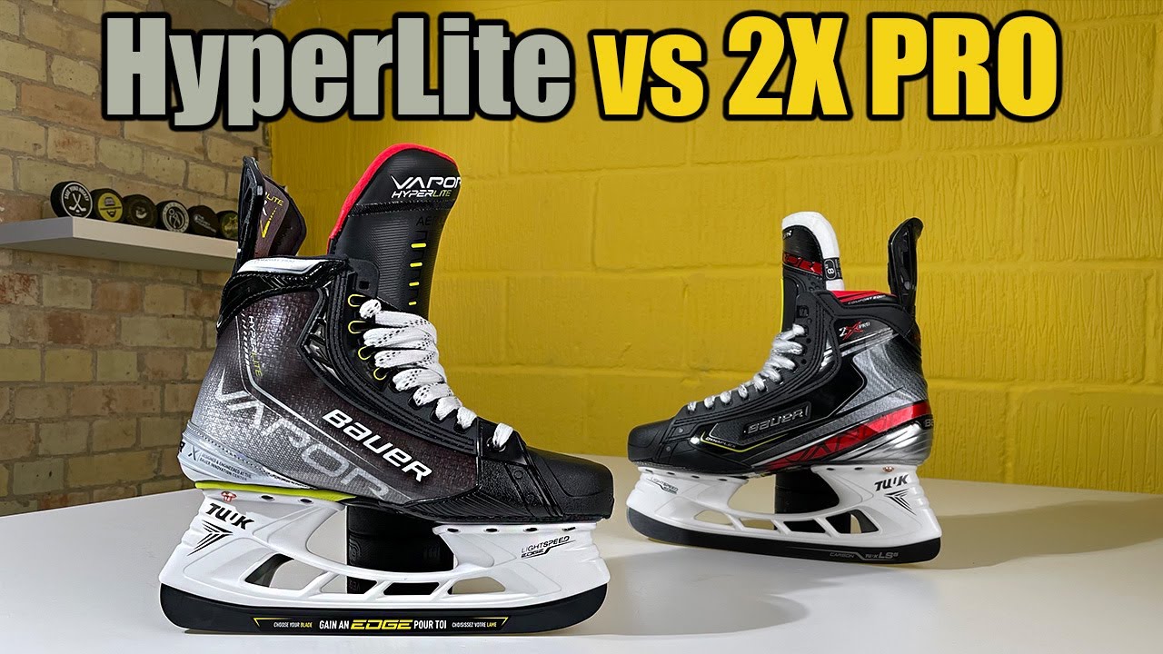 Хоккейные коньки Bauer Vapor HyperLite и 2X Pro — всё, что вам нужно знать