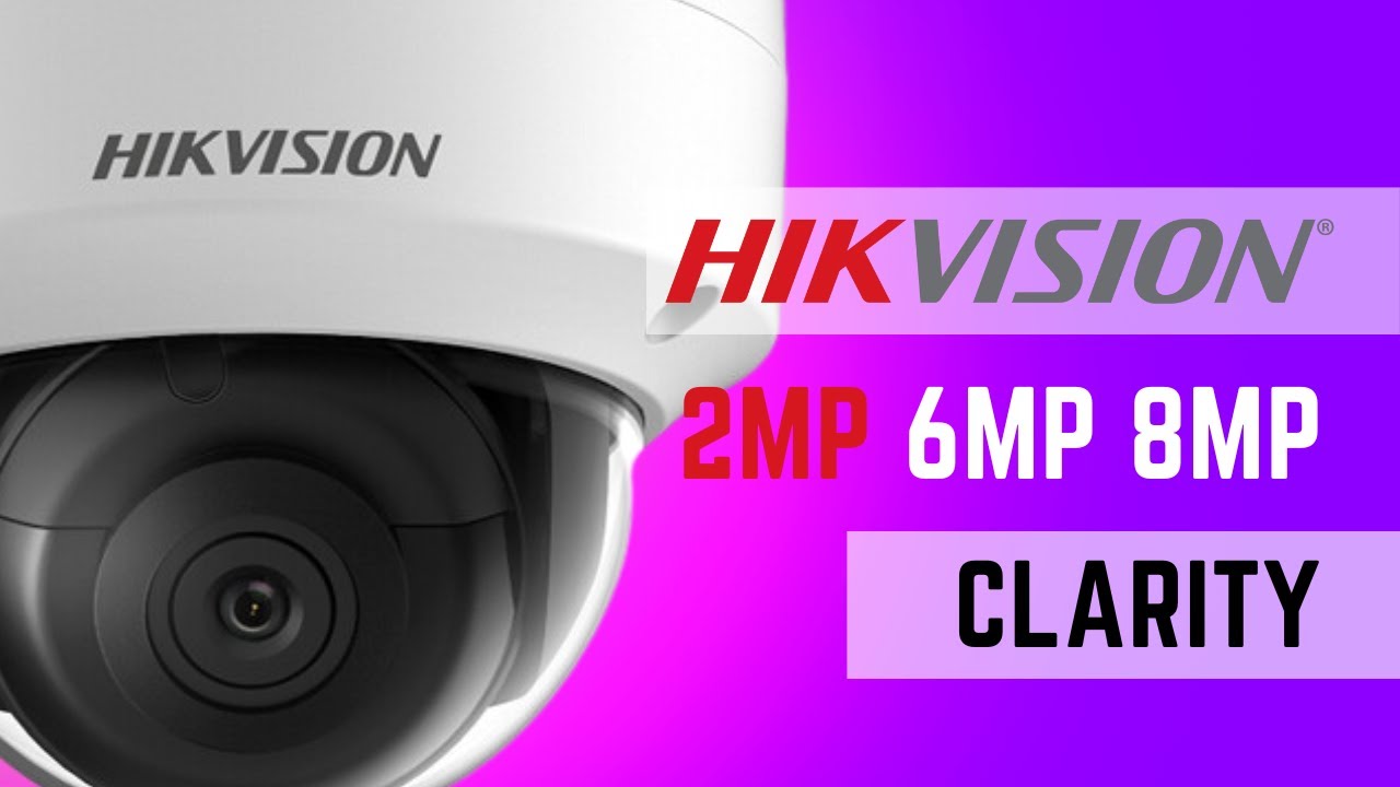Hikvision 2MP, 6MP & 8MP Clarity
