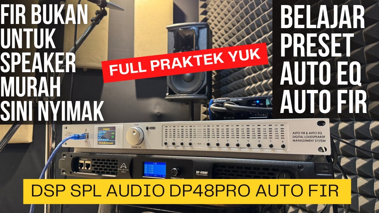 CARA NGE FIR DESAINER - LMS SPL AUDIO DP48PRO SAMPAI BISA DENGAN SMARTLIVE 8 NONTON SAMPAI SELESAI ✅