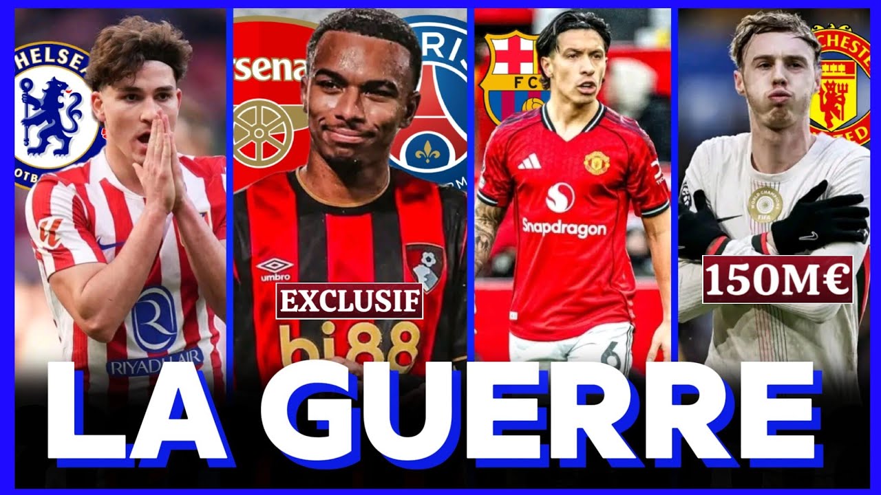🚨MERCATO : Chelsea avance en secret pour Julián, PSG fonce sur Kroupi, Barça veut Martinez et 150M ?