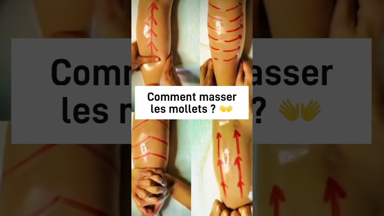 4 techniques pour masser les mollets ✨