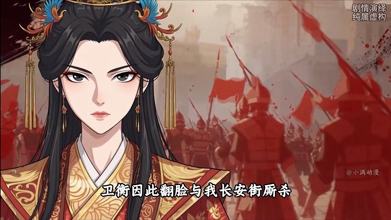 我曾是京中有名的纨绔女。四岁时,差点捏爆太子的鹌鹑蛋。十岁时,打落左相独子的满口牙。十三岁时,亲手砸了将军府的大红匾牌#Ai浪潮计划 #二次元 #漫画解说