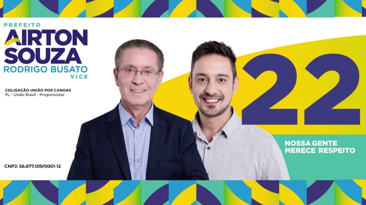 Jingle de Airton Souza 22 em 2024 - Prefeitura de Canoas