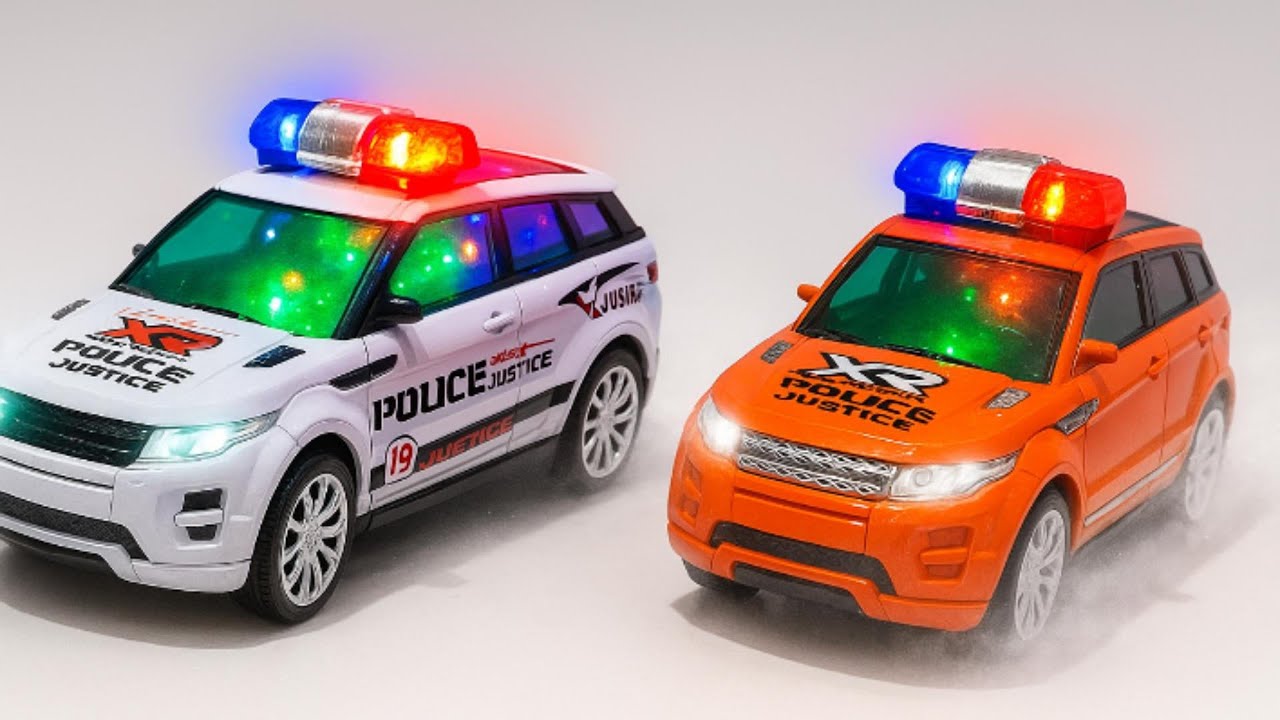 EPIC RC Car Unboxing – 3D Lights Police Car, Sightseeing Bus, Taxi & Pitbull | ASMR Video